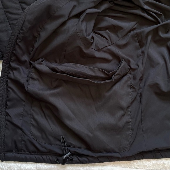 Girlfriend Collective Packable Puffer Jacket Hooded Black Womens Medium - Picture 10 of 10